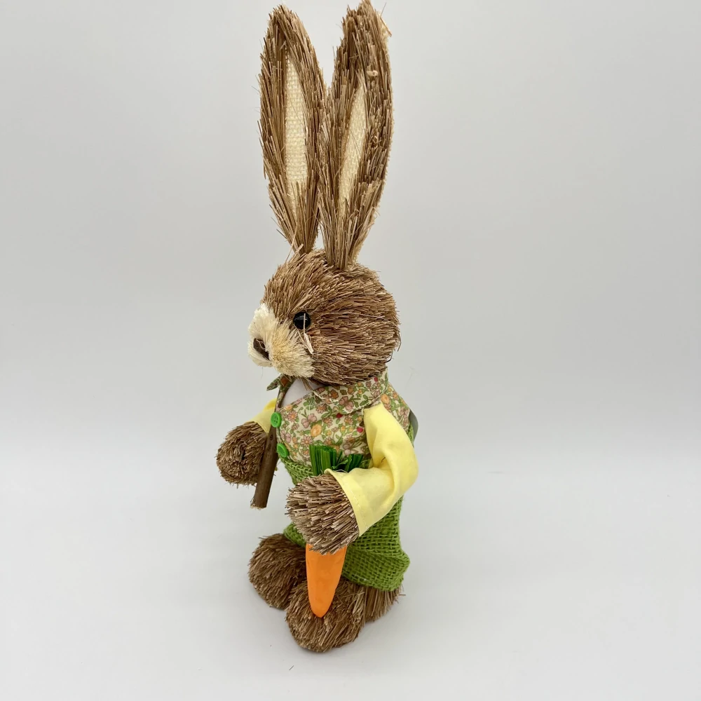 🐰 Velikonoční zajíček se zahradním náčiním – jarní dekorace