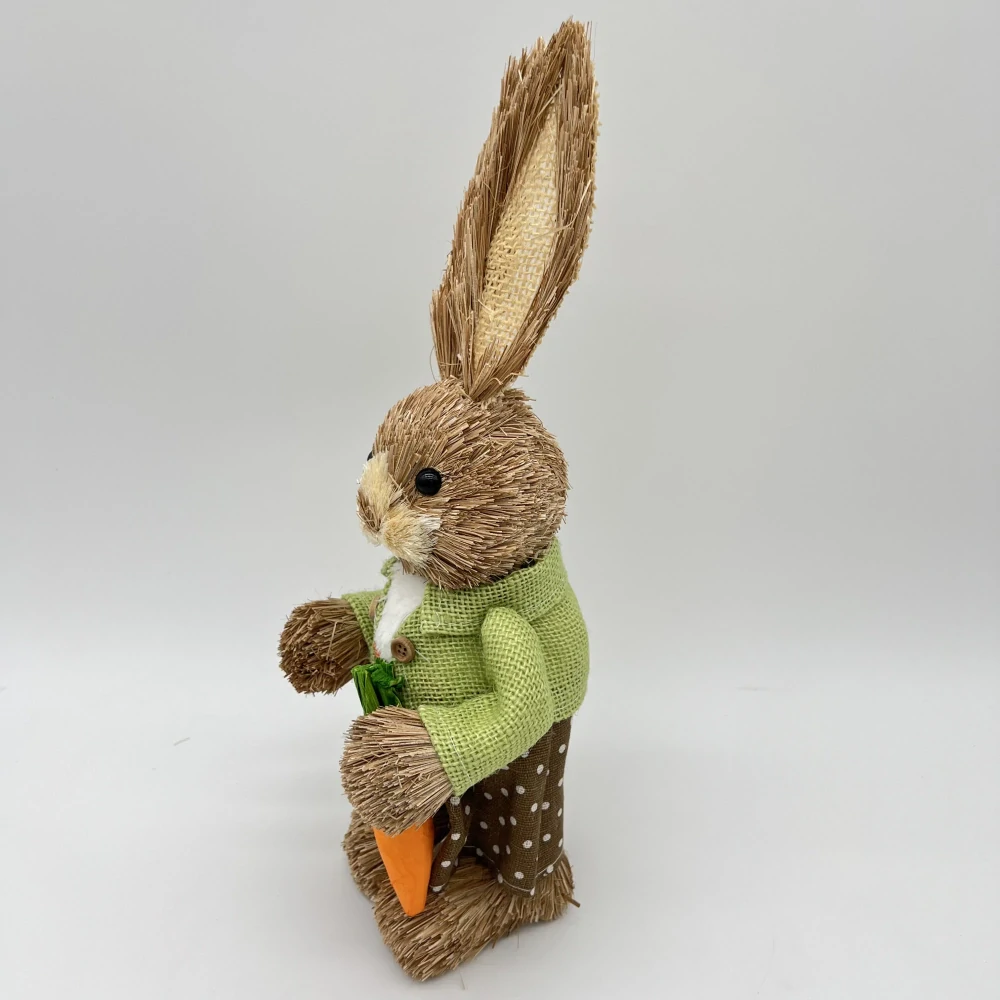 🐰 Velikonoční zajíček s mrkvičkou – jarní dekorace