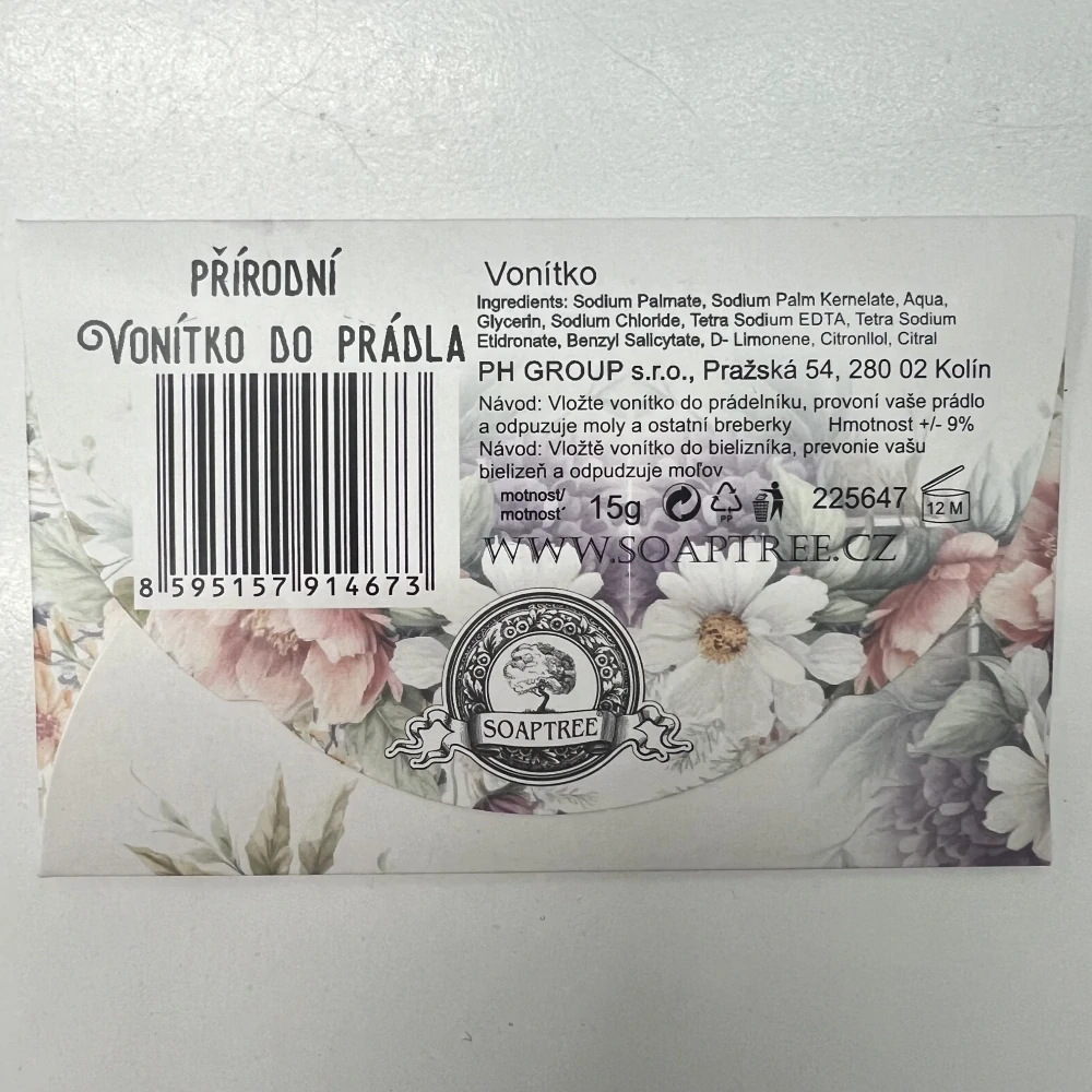 🐾 Přírodní vonítko do prádla – Koťátka v květe