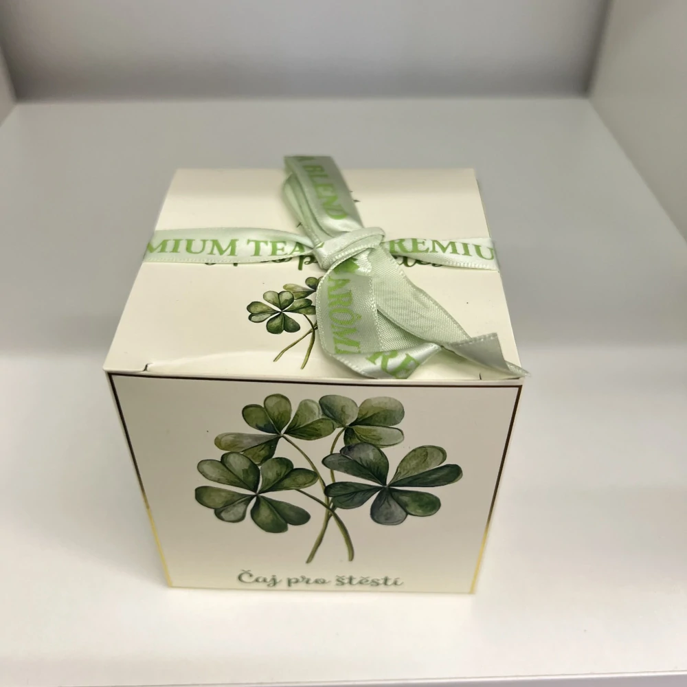 🍀☕ Čaj pro štěstí – dárkové balení PREMIUM ☕🍀