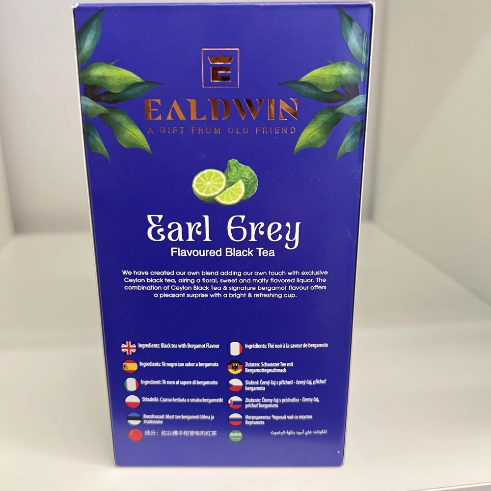 💙☕ Ealdwin Earl Grey – aromatizovaný černý čaj ☕💙