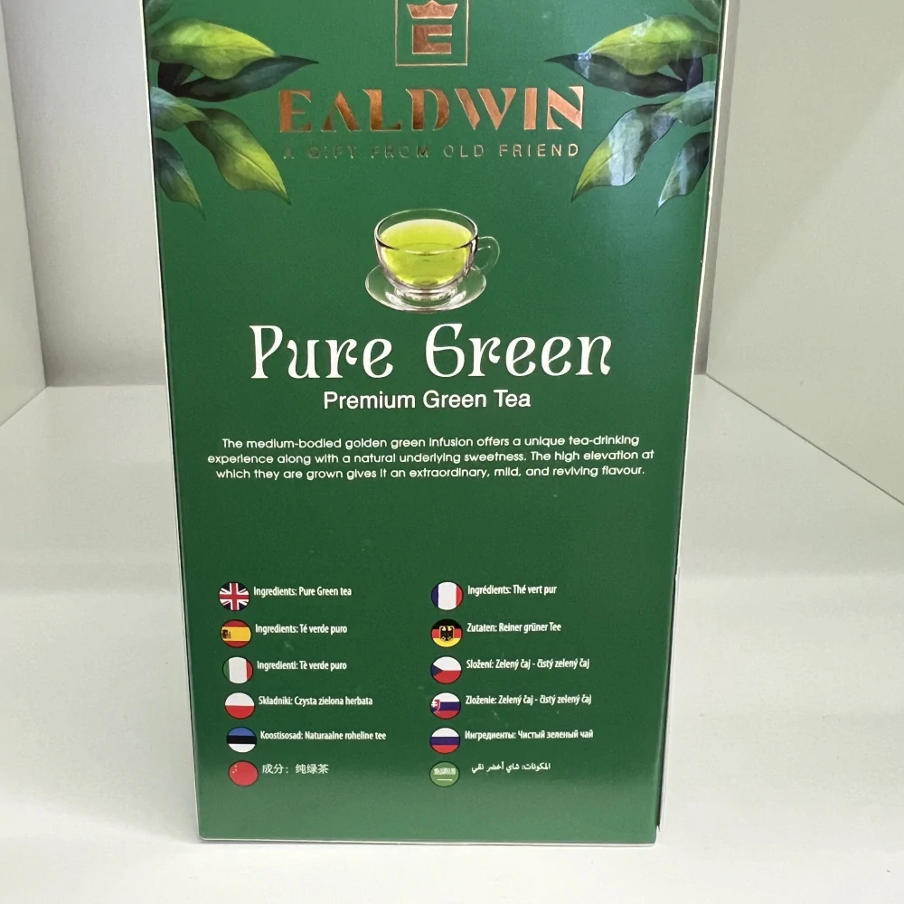 💚☕ Ealdwin Pure Green – Premium Green Tea ☕💚