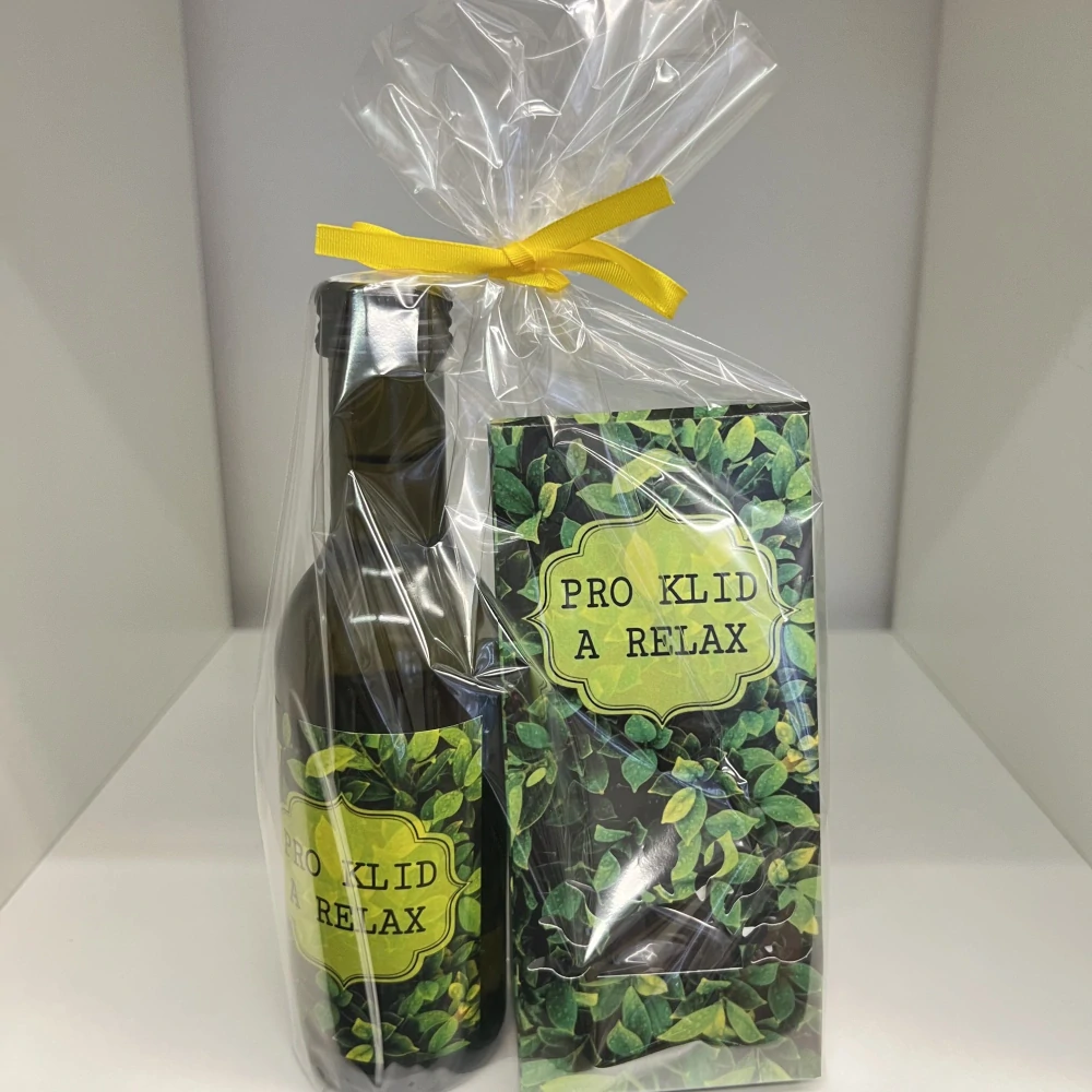 🎁 Dárková sada „Pro klid a relax“ 🍷🍫