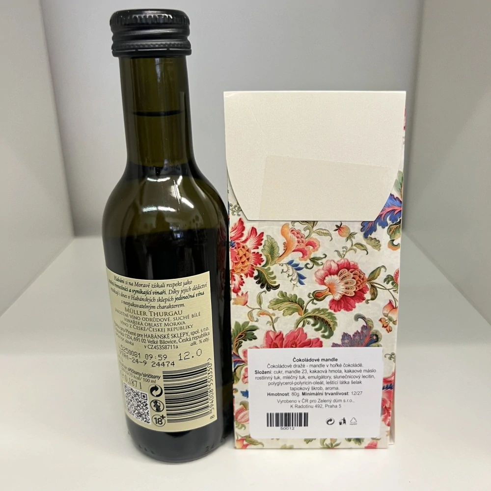 🎁 Dárková sada „S přáním hezkého dne“ 🍷🍫