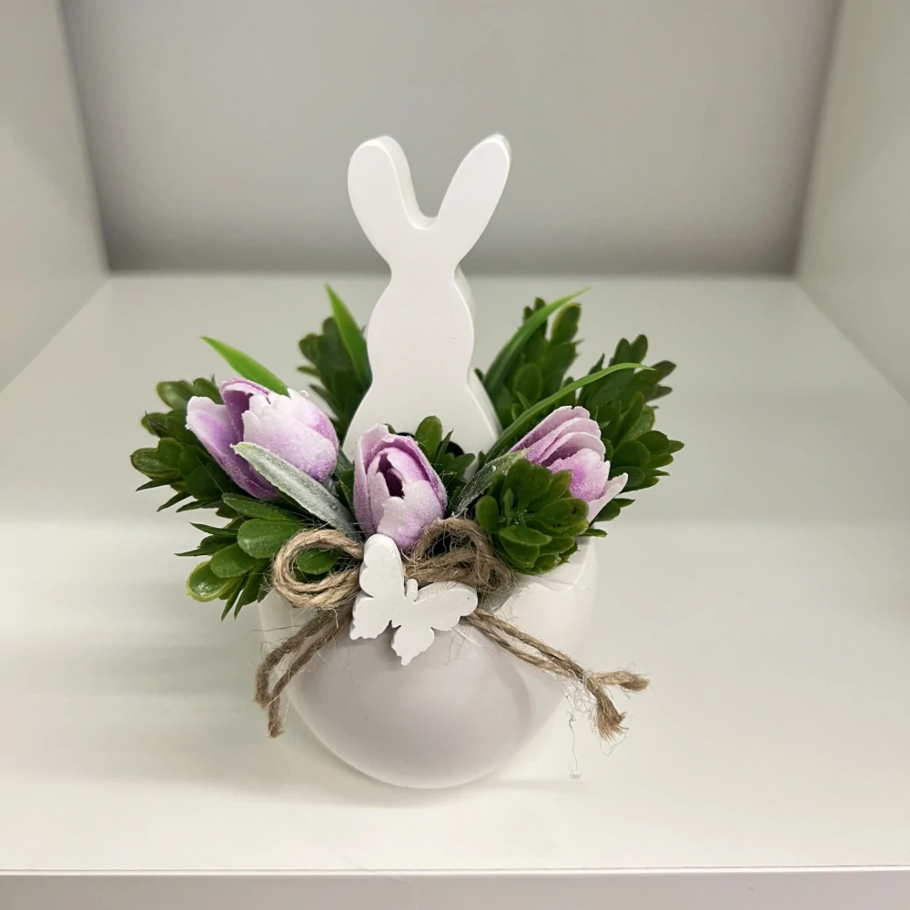 🐰 Jarní dekorace se zajíčkem ve vajíčku 🌷