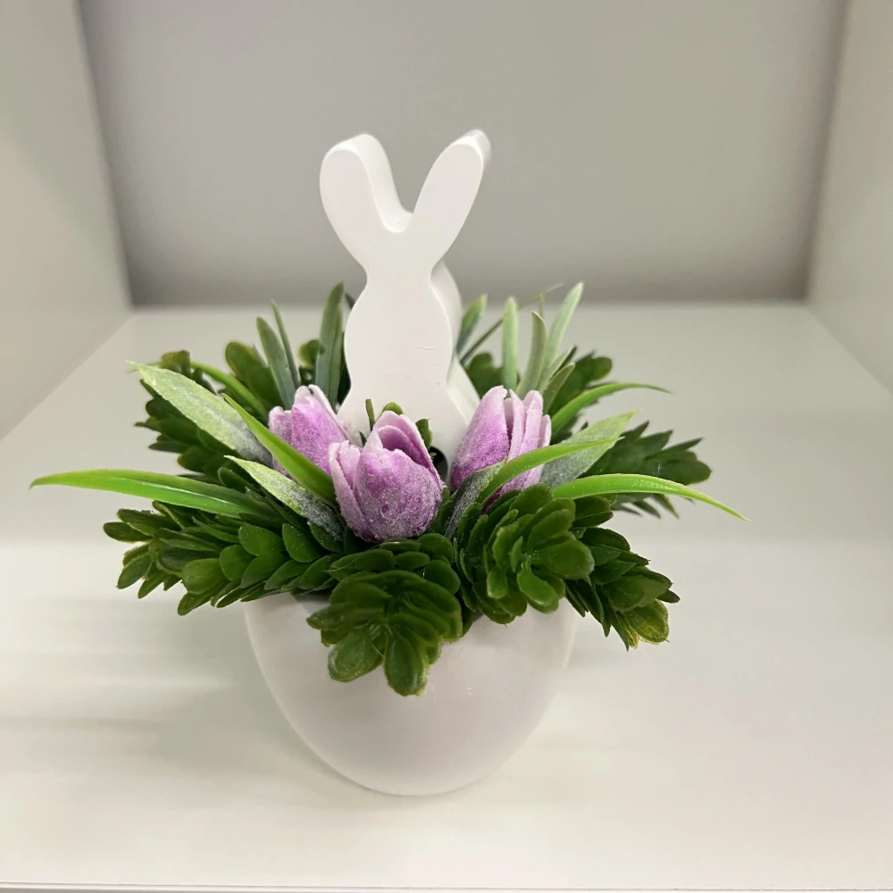 🐰 Jarní dekorace se zajíčkem ve vajíčku 🌸