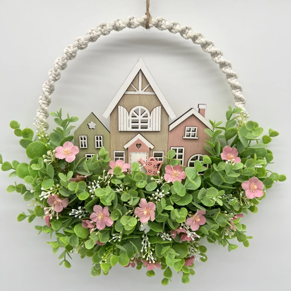 🌿 Jarní dekorace s domečky 🏡🌸