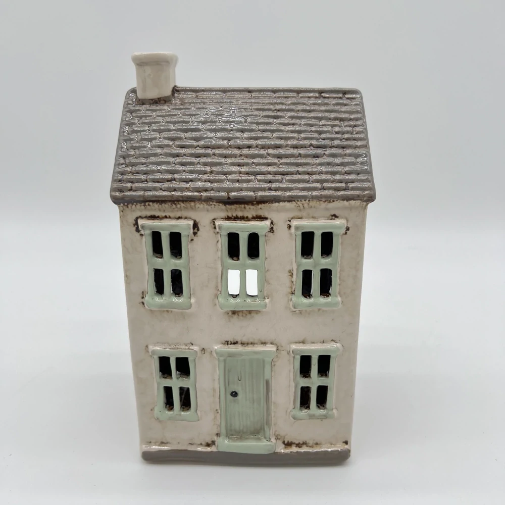 🏡✨ Keramický domeček na čajovou nebo LED svíčku ✨🏡