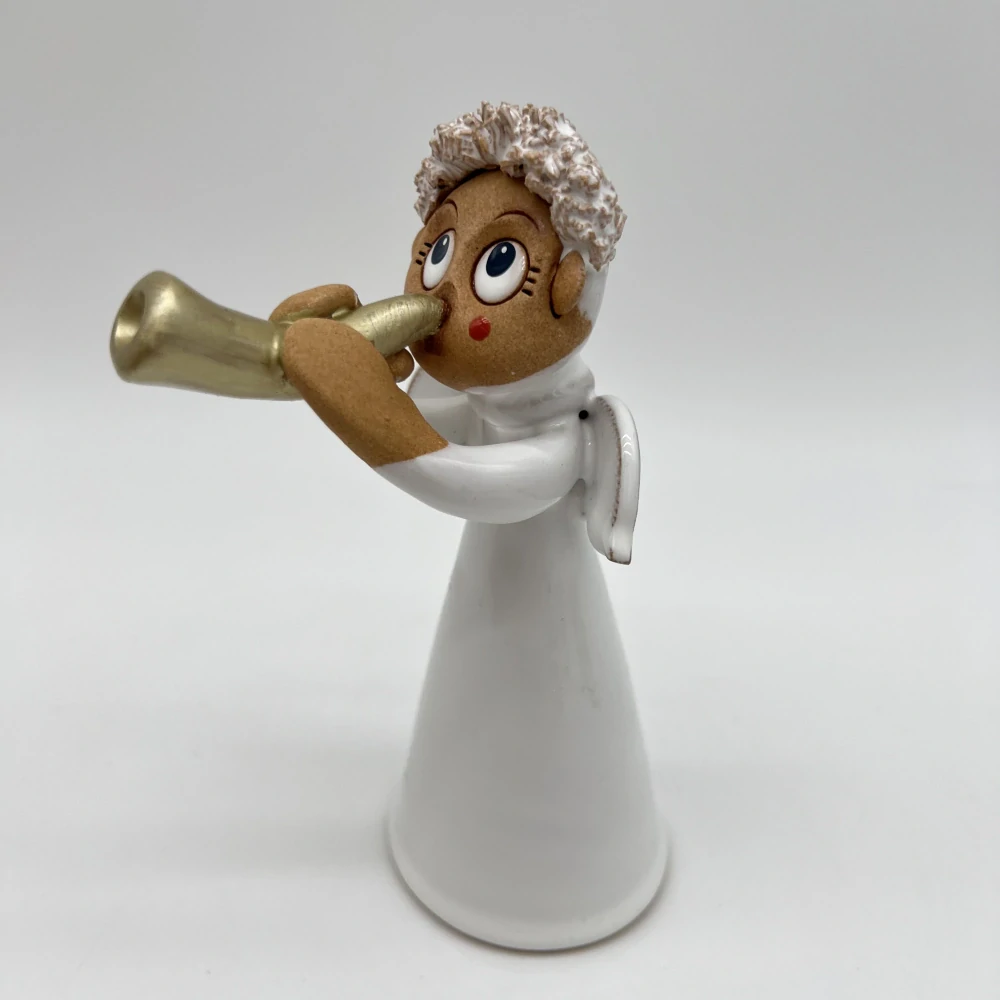 👼🎺 Keramický anděl se šalmají 🎺👼