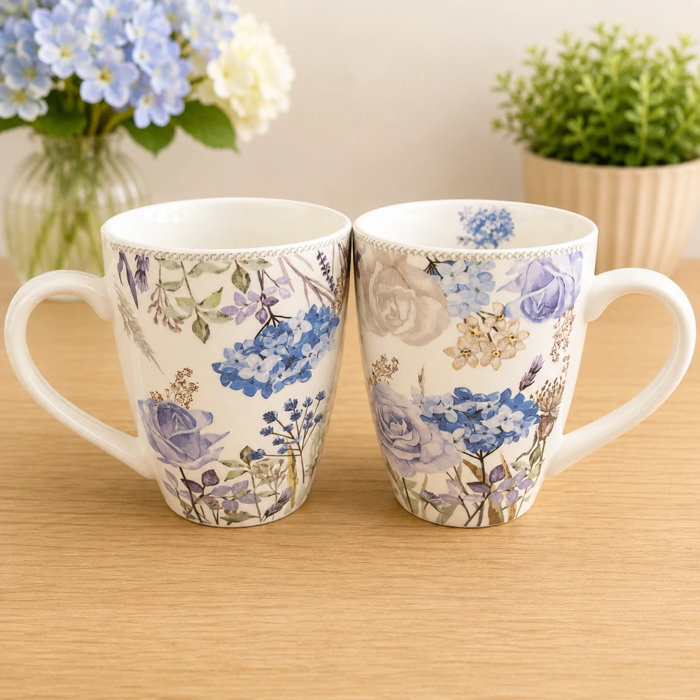 💙 Luxusní porcelánový set hrnků v dárkové krabičce 💙