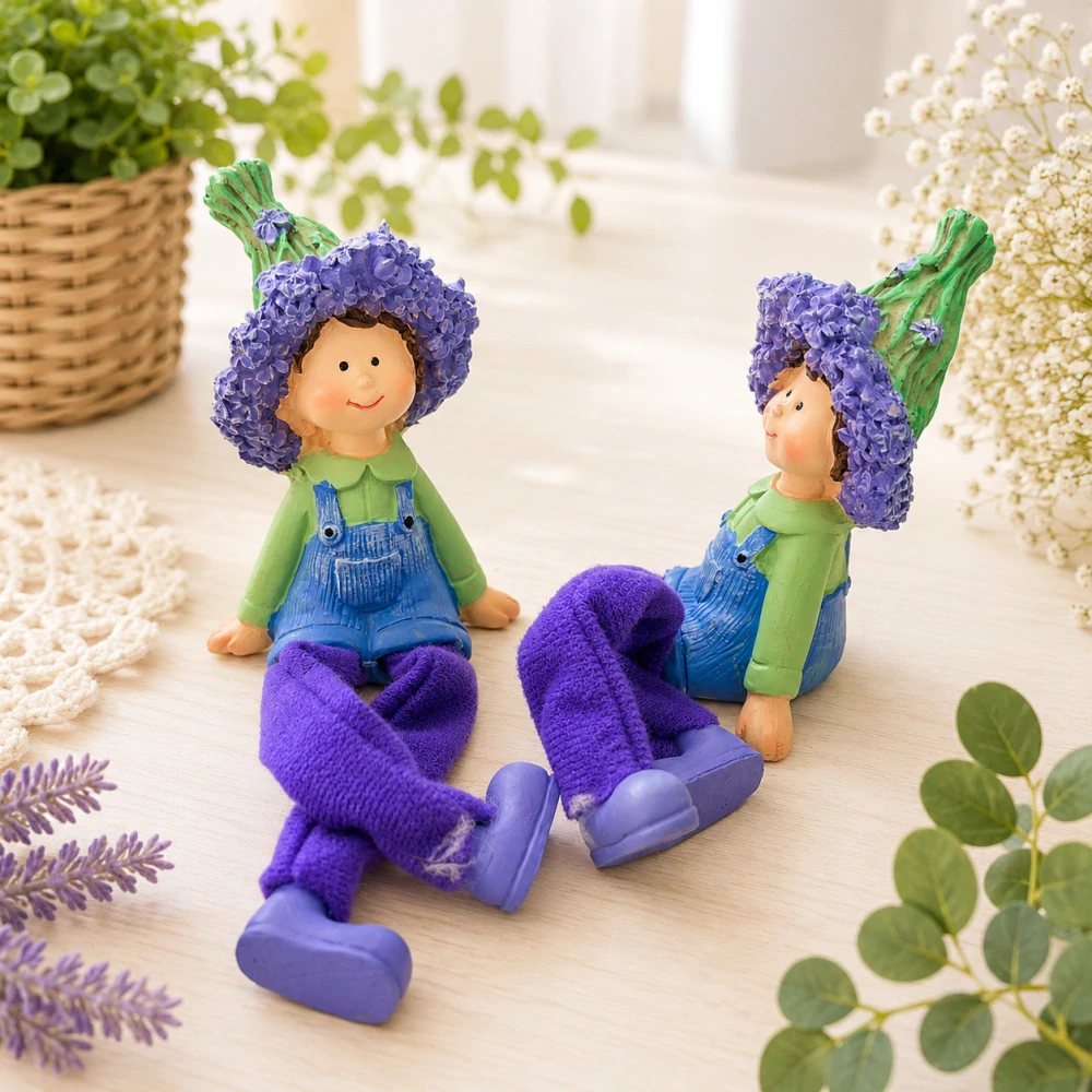 💜 Dekorační figurka kluka s pohyblivými nohami 💜