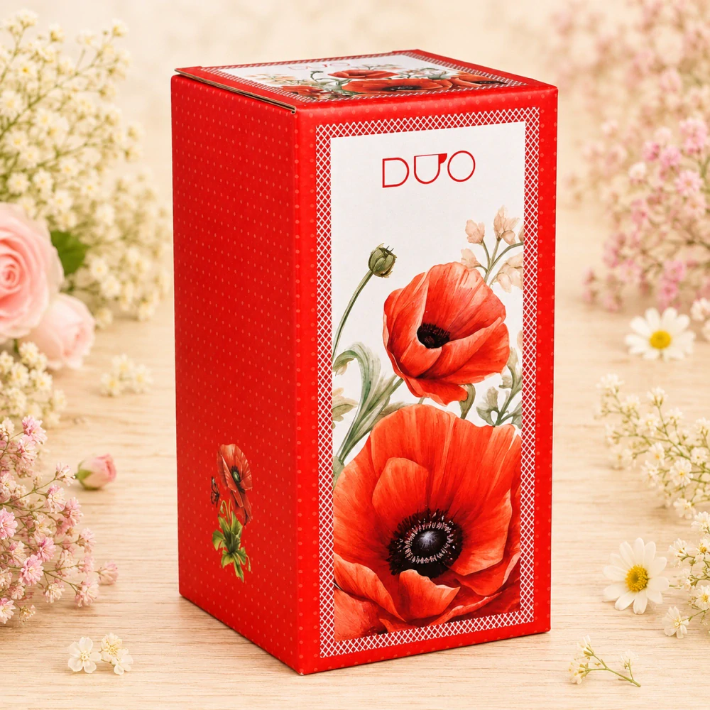 ☕🌺 Cestovní termohrnek 600 ml – Vlčí máky 🌺☕