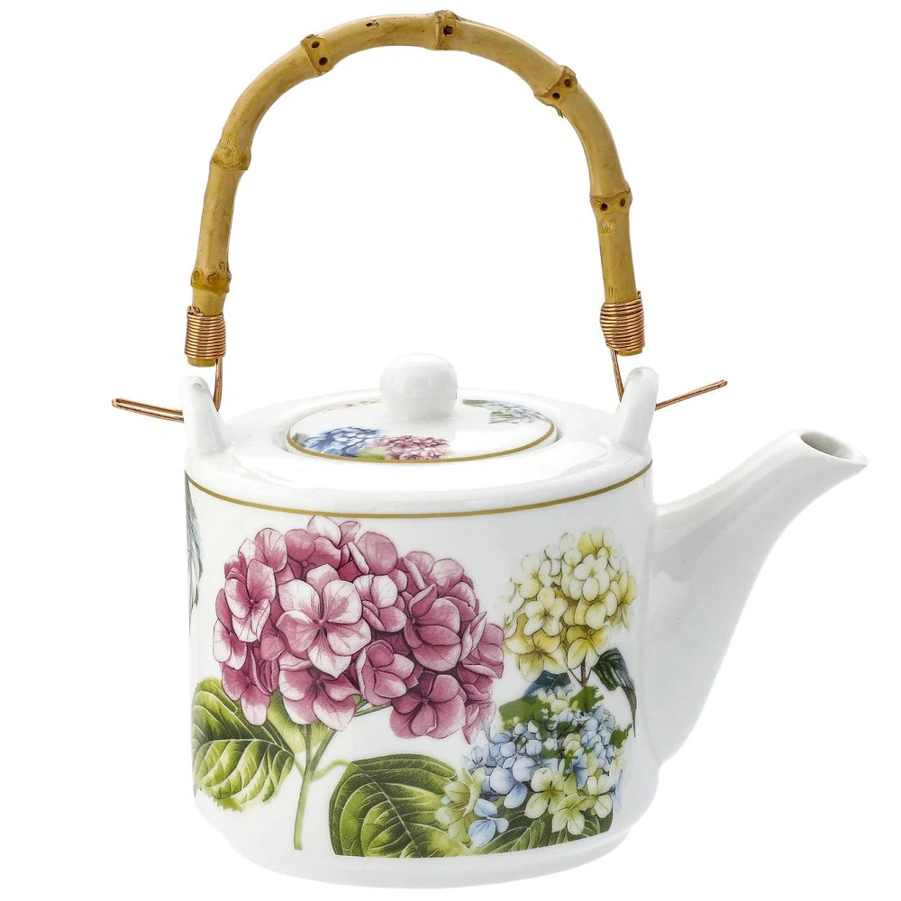 🌸 Čajová souprava pro 2 osoby – Hortenzie (Hydrangea Collection) 🌸