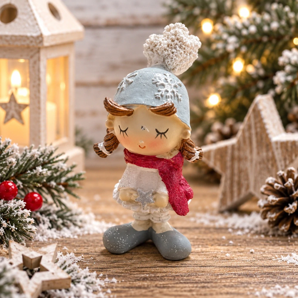 ❄️ Zimní figurka holčička – 3 druhy ❄️