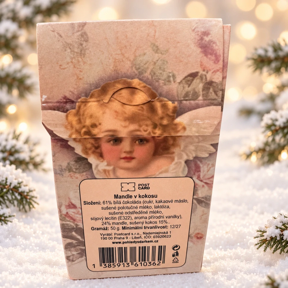 😇🥥 Mandle v kokosu – Anděl strážný, 50 g