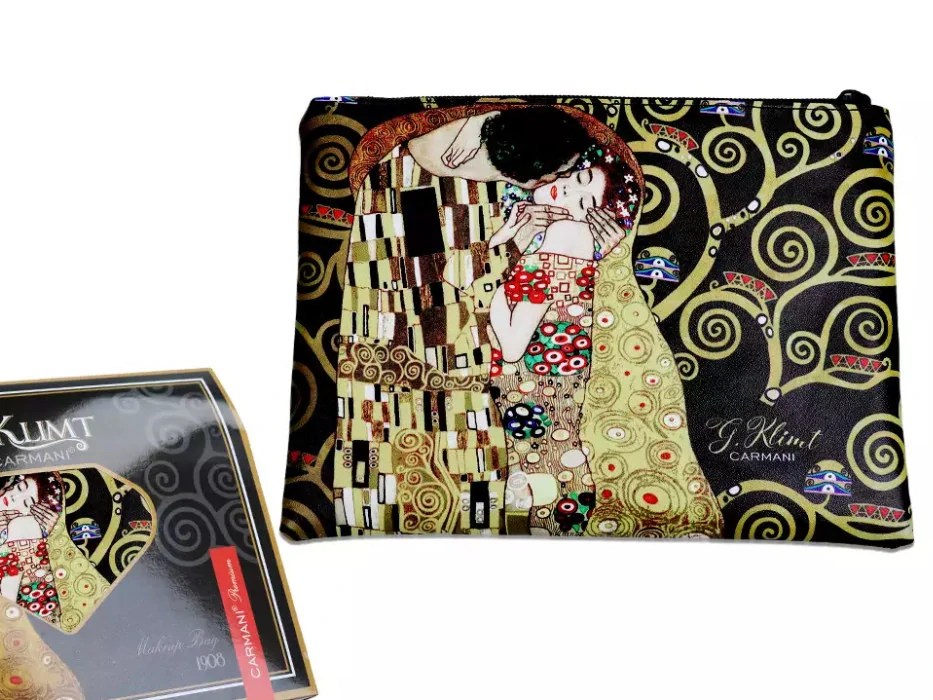 KOSMETICKÁ TAŠKA G.KLIMT - MOTIV POLIBEK