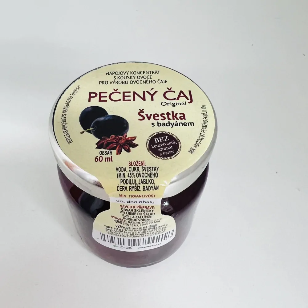 PEČENÝ ČAJ - ŠVESTKA S BADYÁNEM