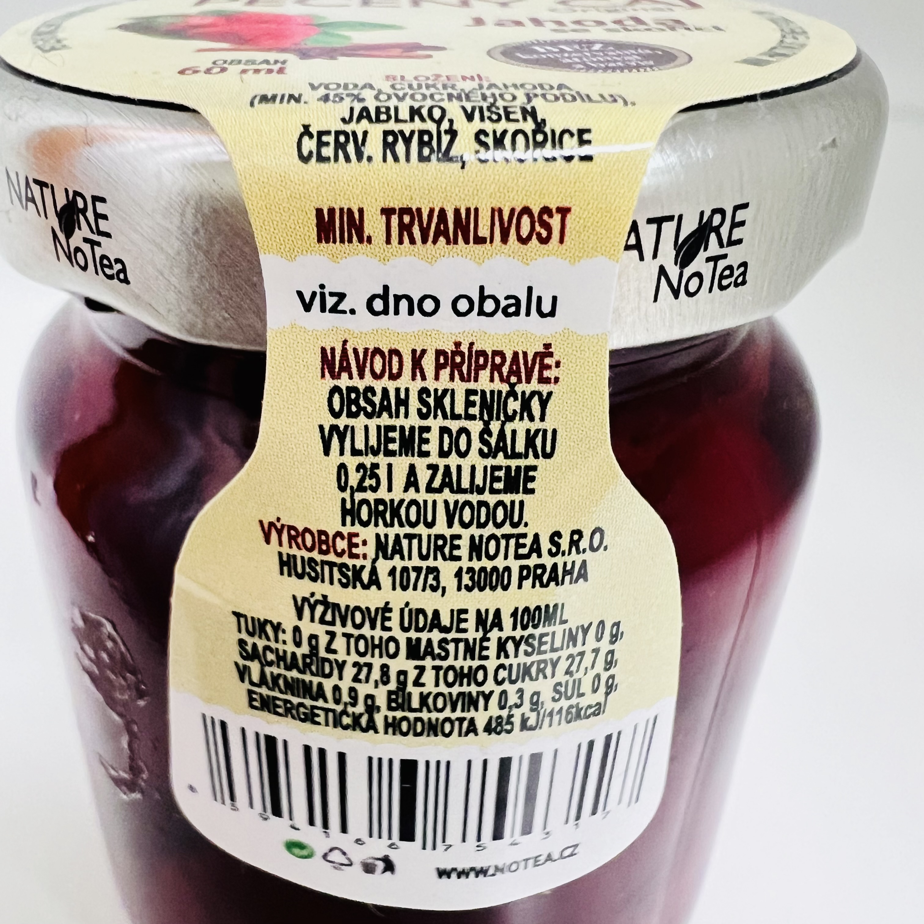 PEČENÝ ČAJ - JAHODA SE SKOŘICÍ