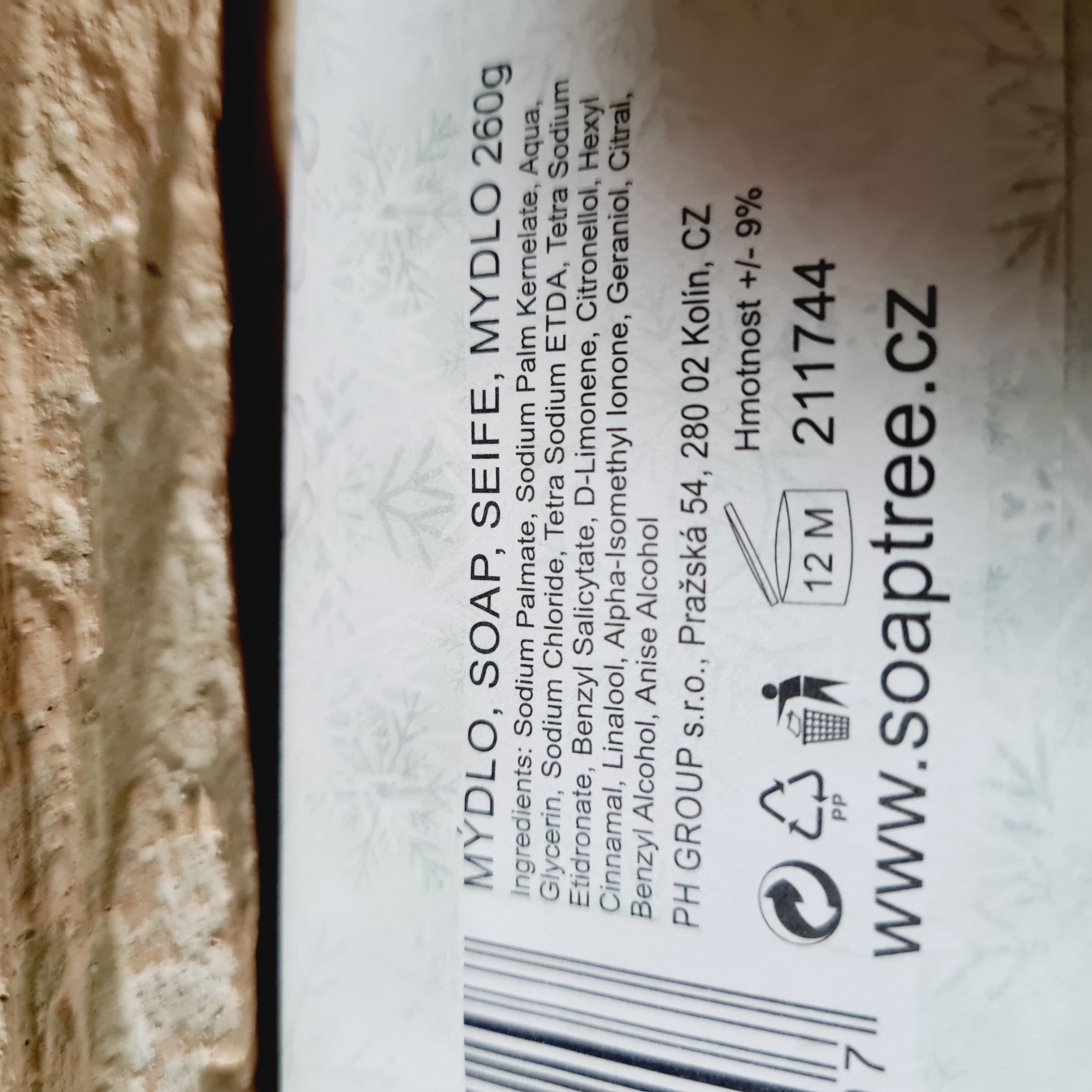 MÝDLO PŘÍRODNÍ DÁRKOVÉ KRÁSNÁ ZIMA 260g