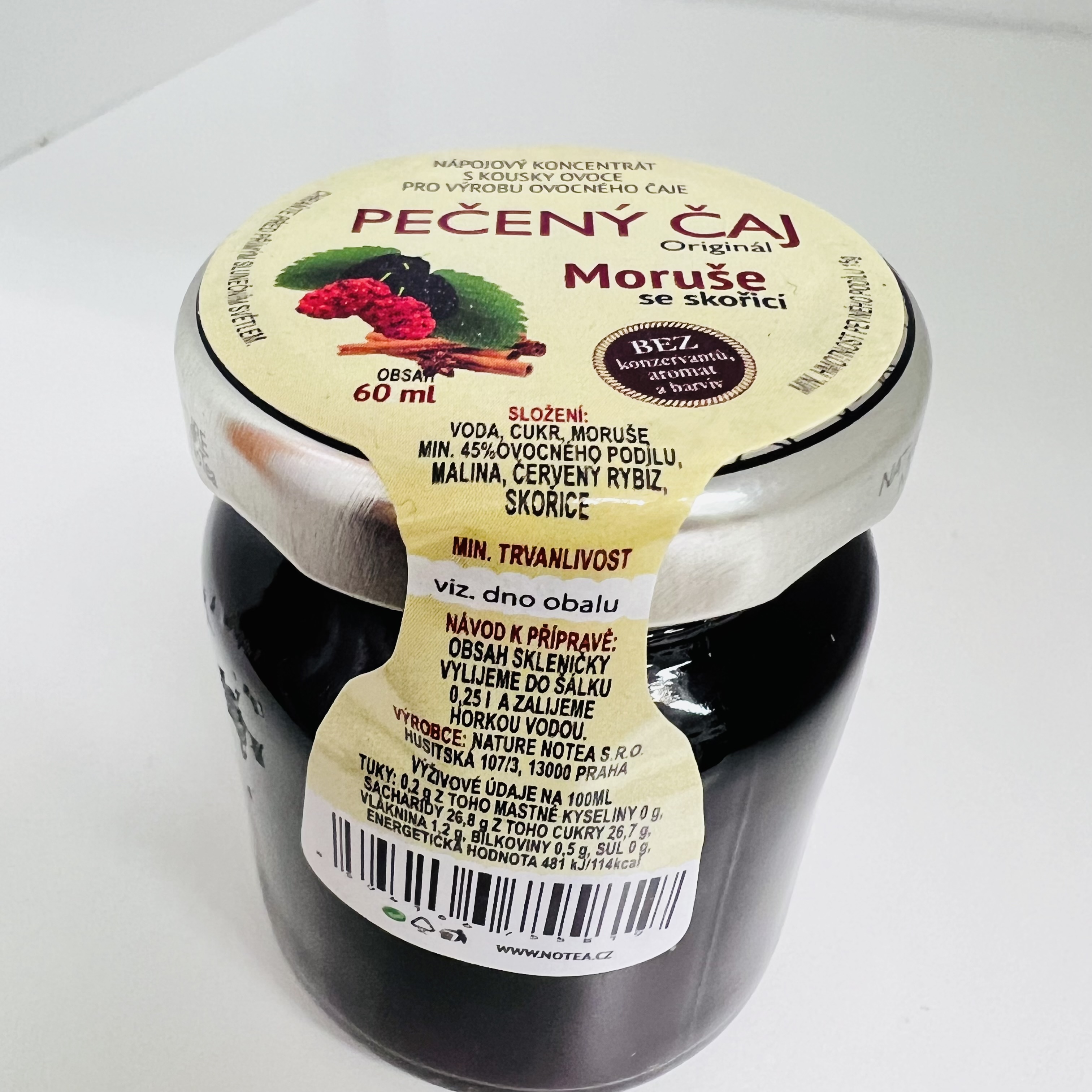 PEČENÝ ČAJ - MORUŠE SE SKOŘICÍ