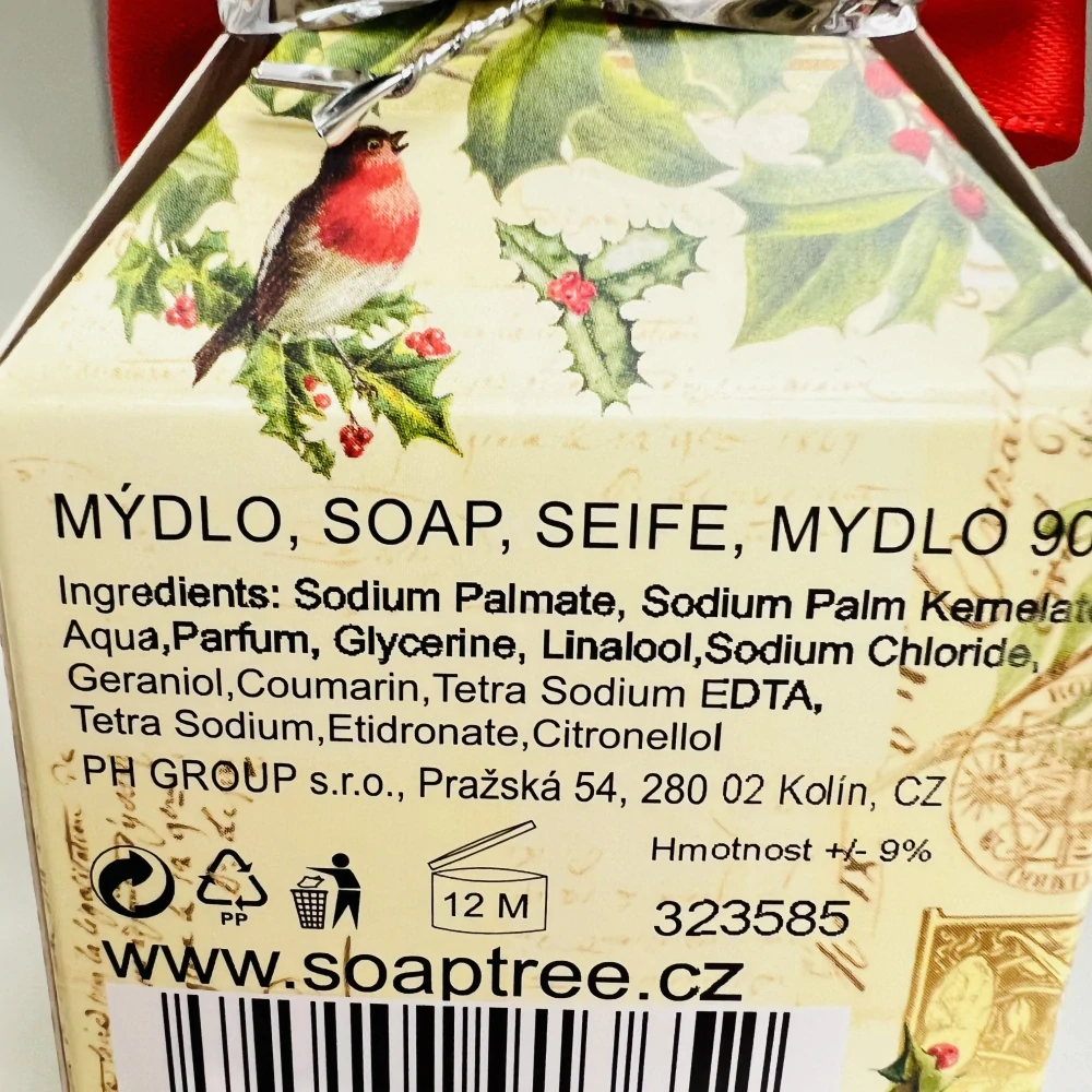 DÁRKOVÉ BALENÍ PŘÍRODNÍHO MÝDLA - HEZKÉ VÁNOCE