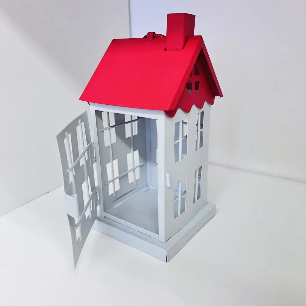 NOVÁ CENA - DEKORACE DOMEČEK NA ČAJOVOU SVÍČKU