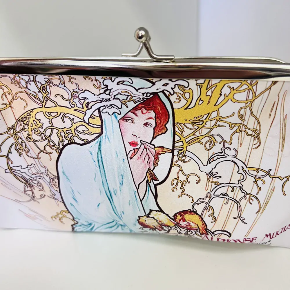 PENĚŽENKA VĚTŠÍ MOTIV ALPHONSE MUCHA - ZIMA