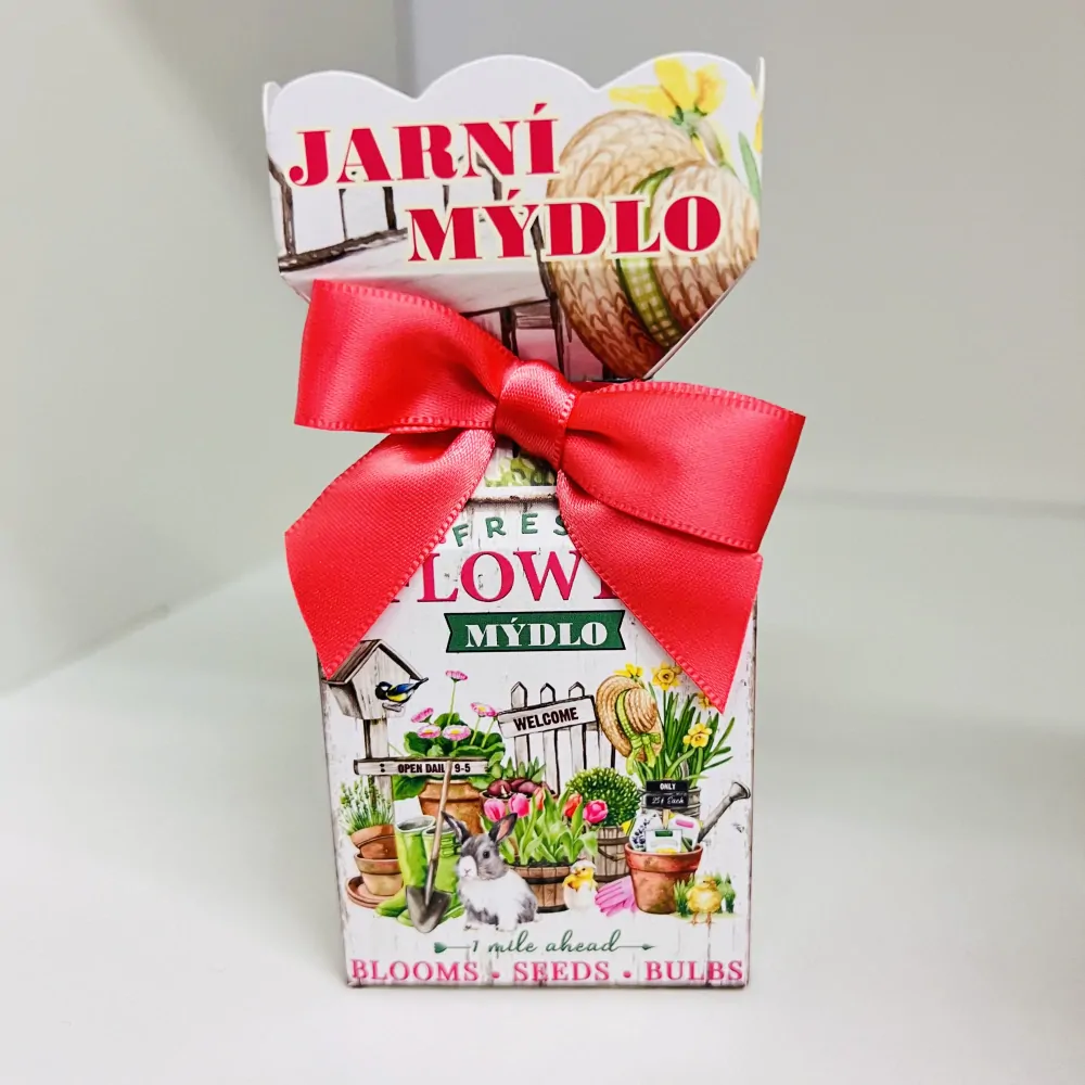 DÁRKOVÉ BALENÍ PŘÍRODNÍHO MÝDLA - JARNÍ MÝDLO