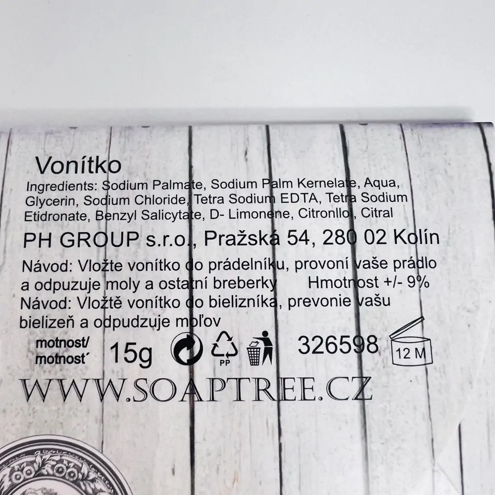 DÁRKOVÉ BALENÍ PŘÍRODNÍHO MÝDLA A VONÍTKA DO PRÁDLA - LEVANDULE