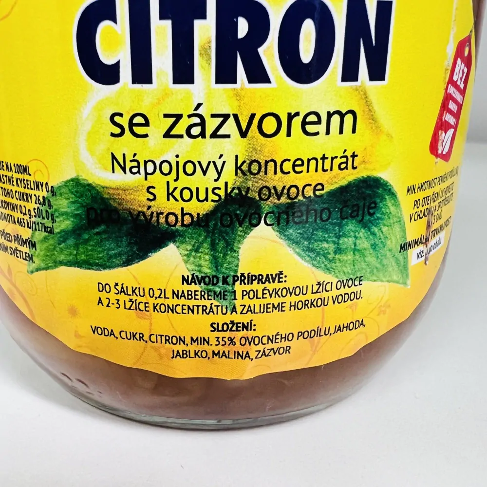 PEČENÝ ČAJ CITRON SE ZÁZVOREM