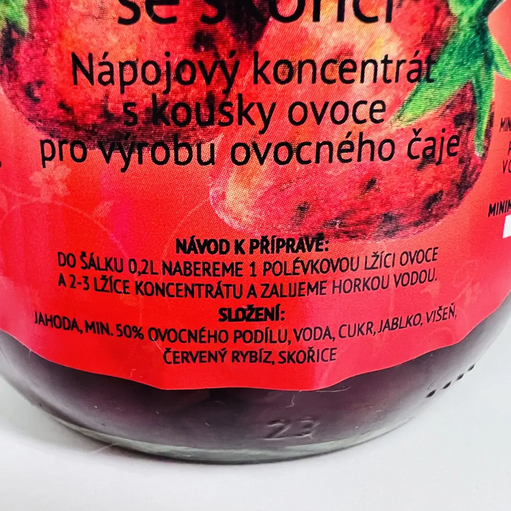 PEČENÝ ČAJ JAHODA SE SKOŘICÍ