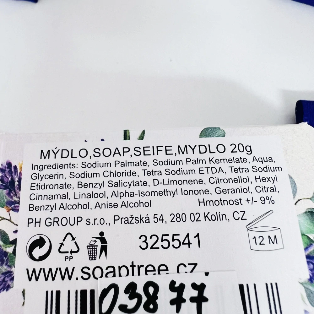 DÁRKOVÉ BALENÍ PŘÍRODNÍHO MÝDLA - EUCALYPTUS A LEVANDULE