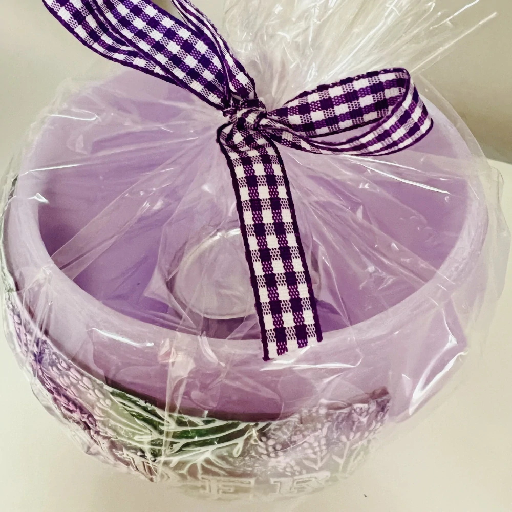 SVÍČKA LAMPION LAVENDER TIME