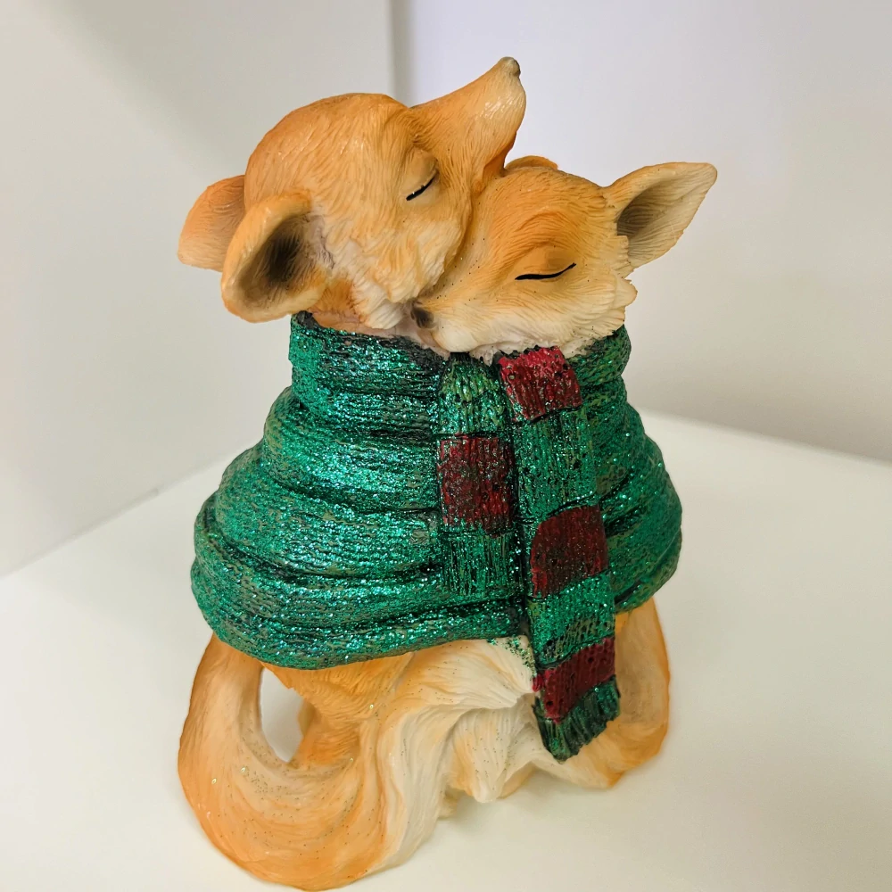 DEKORACE ZIMNÍ FIGURKA LIŠEK