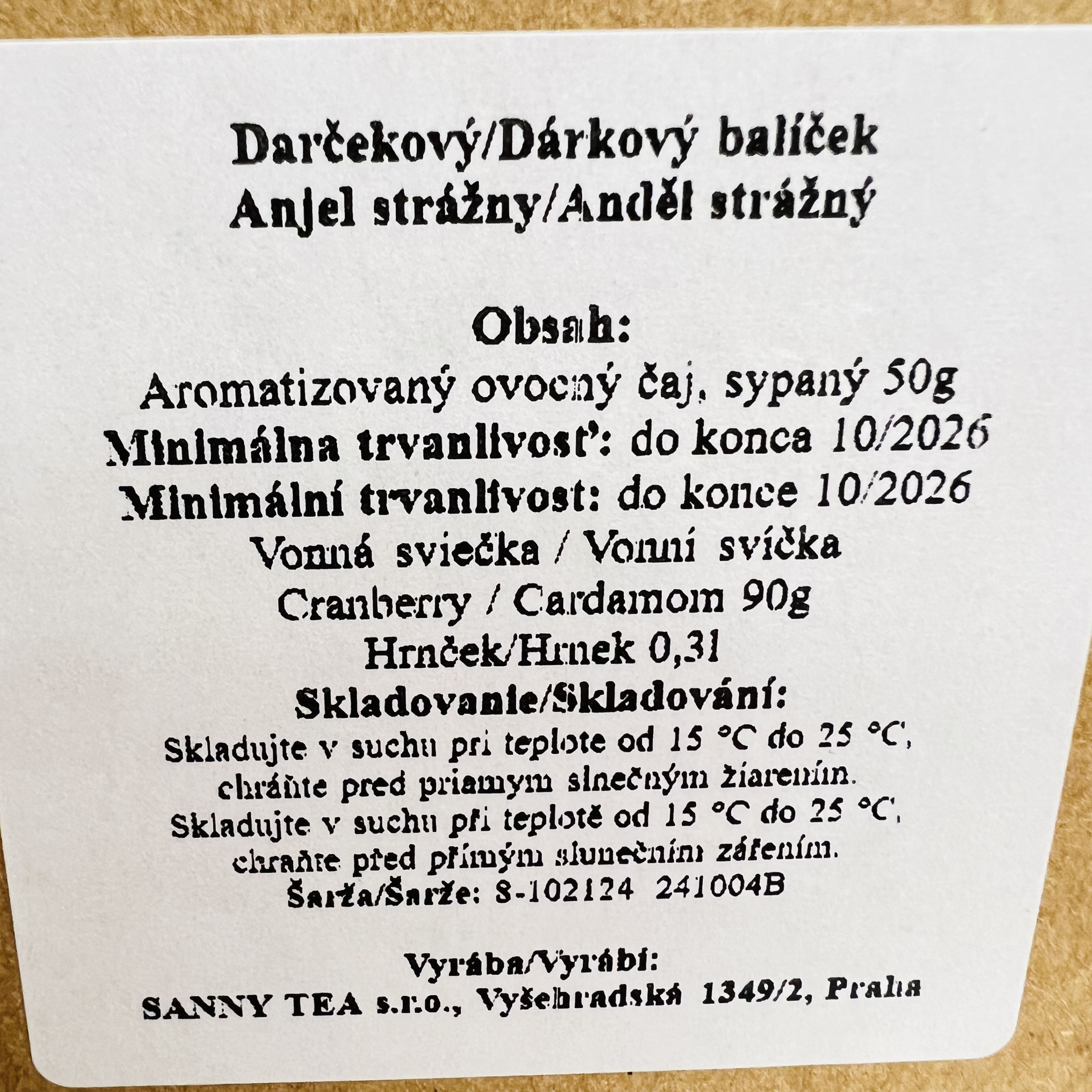 DÁRKOVÉ BALENÍ STRÁŽNÝ ANDĚL