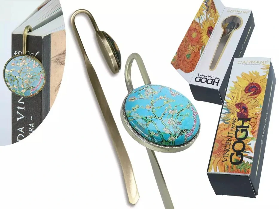 KOVOVÁ ZÁLOŽKA DO KNÍŽKY MOTIV VONCENT VÁM GOGH