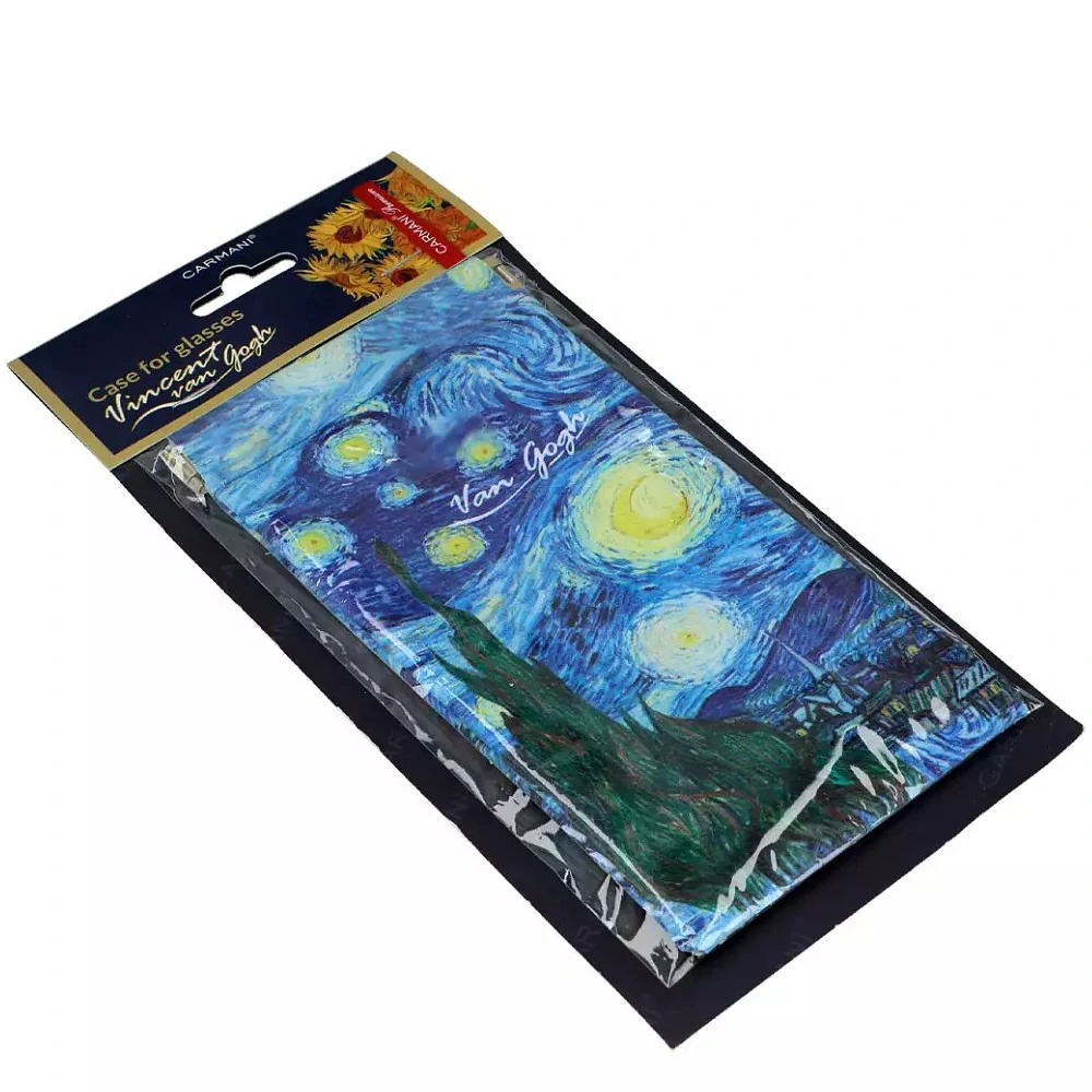 MĚKKÉ POUZDRO NA BRÝLE MOTIV VINCENT VAN GOGH- HVĚZDNÁ NOC