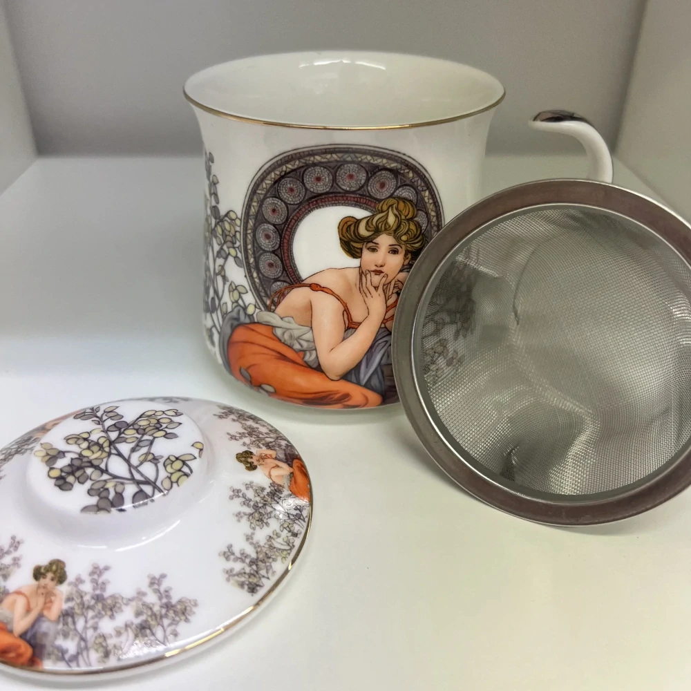 HRNEK NA BYLINKY MOTIV ALPHONSE MUCHA