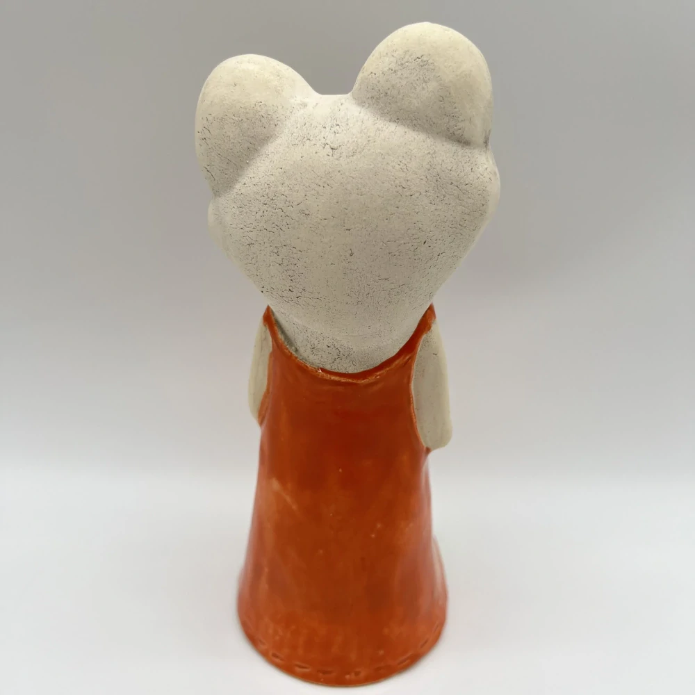 DEKORACE KERAMICKÁ FIGURA ŽÁBY DÍVKY