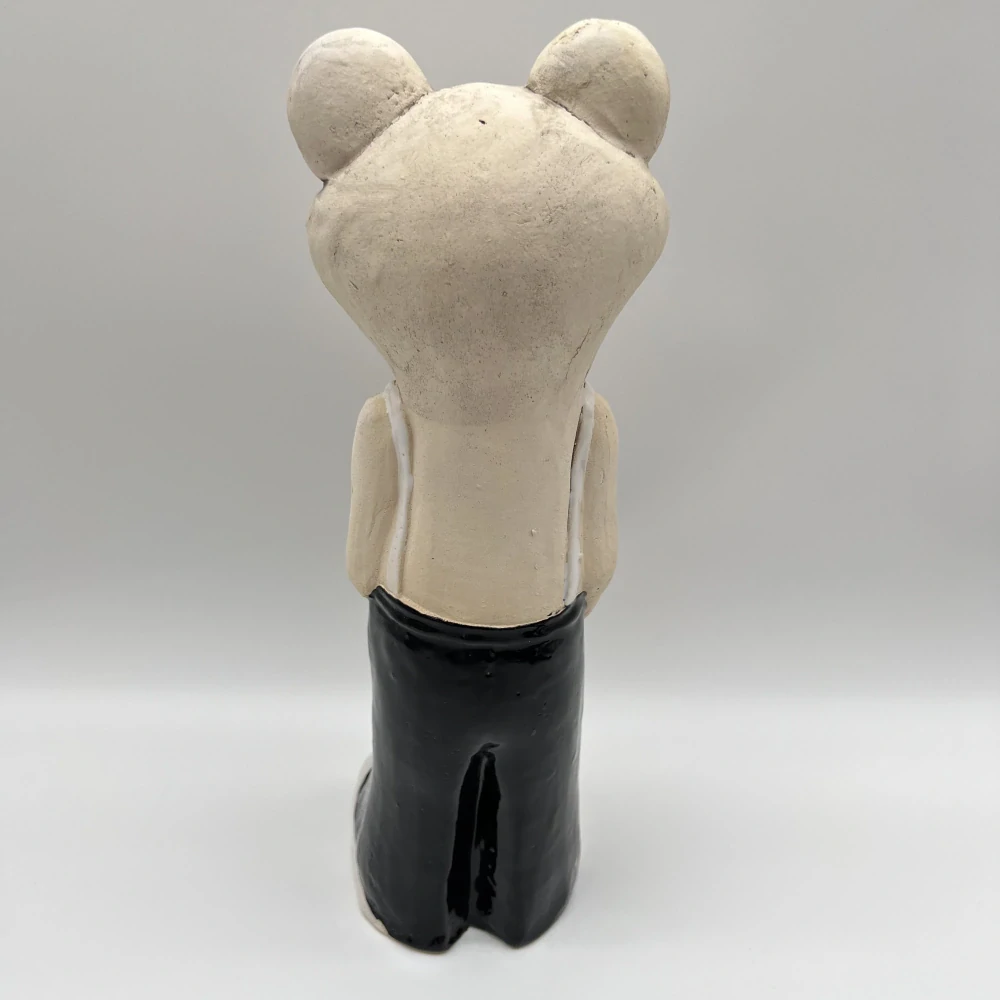 DEKORACE KERAMICKÁ FIGURA ŽÁBY CHLAPCE - VELKÁ FIGURA