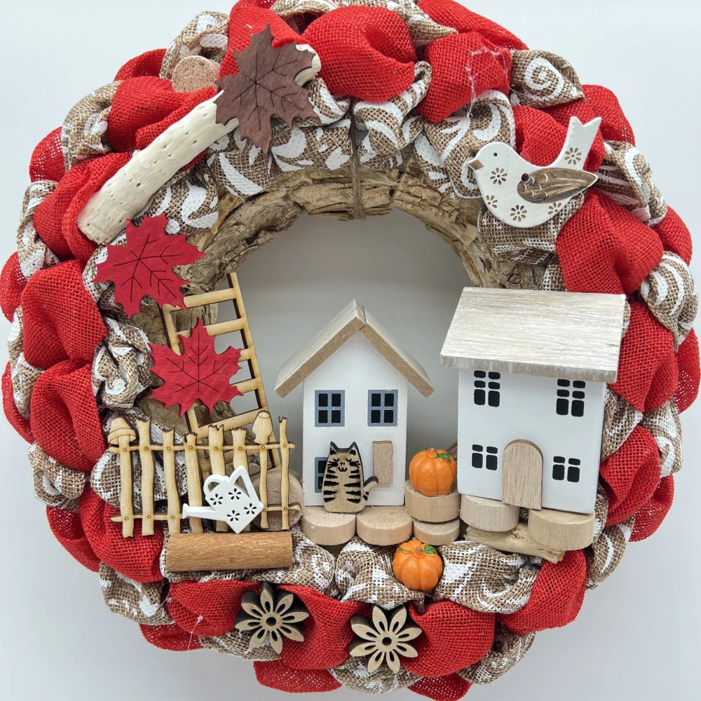 DEKORATIVNÍ VĚNEC NA DVEŘE 