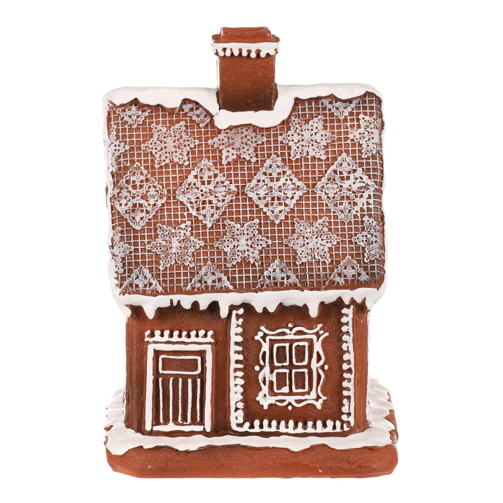 ZIMNÍ DEKORACE PERNÍKOVÝ DOMEČEK S LED OSVĚTLENÍM