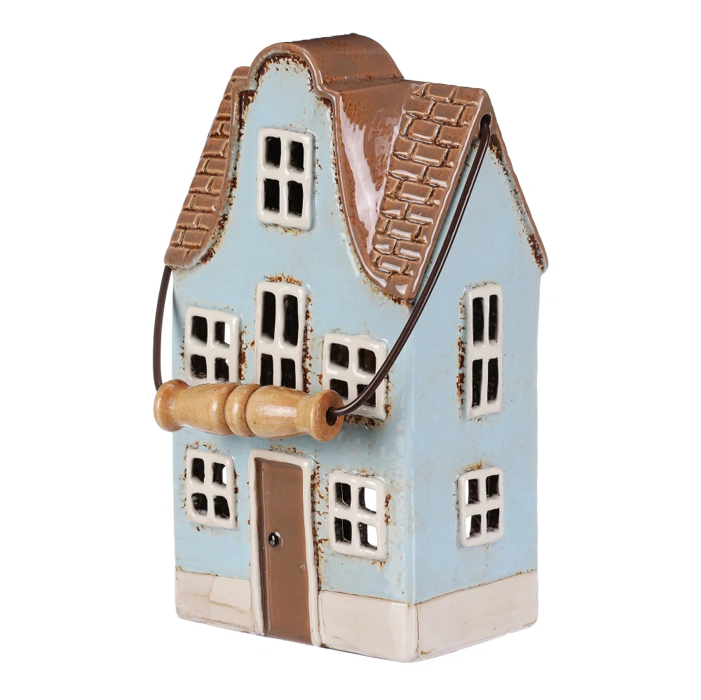 KERAMICKÝ DOMEK NA ČAJOVOU SVÍČKU S MADLEM