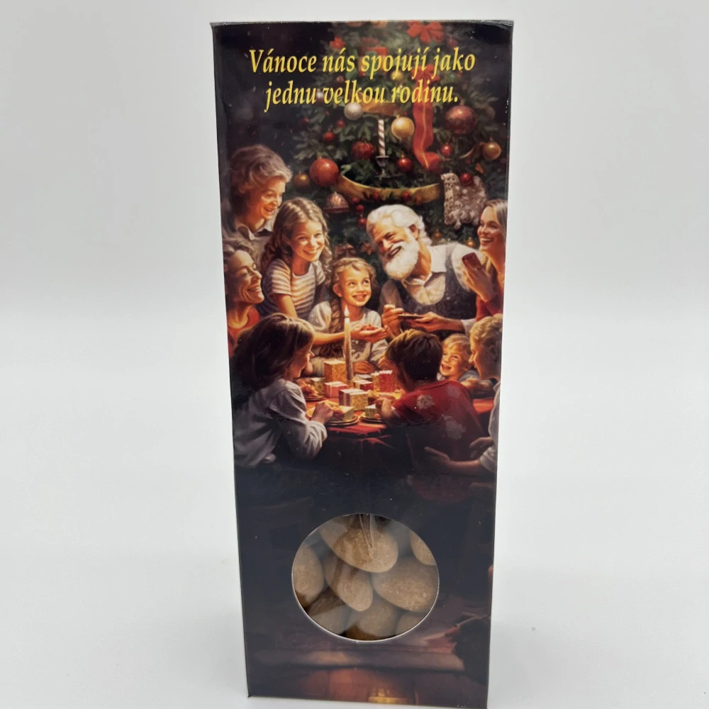 VÝPRODEJ - DÁRKOVÉ BALENÍ MANDLE V MLÉČNÉ ČOKOLÁDĚ SE SKOŘICÍ 