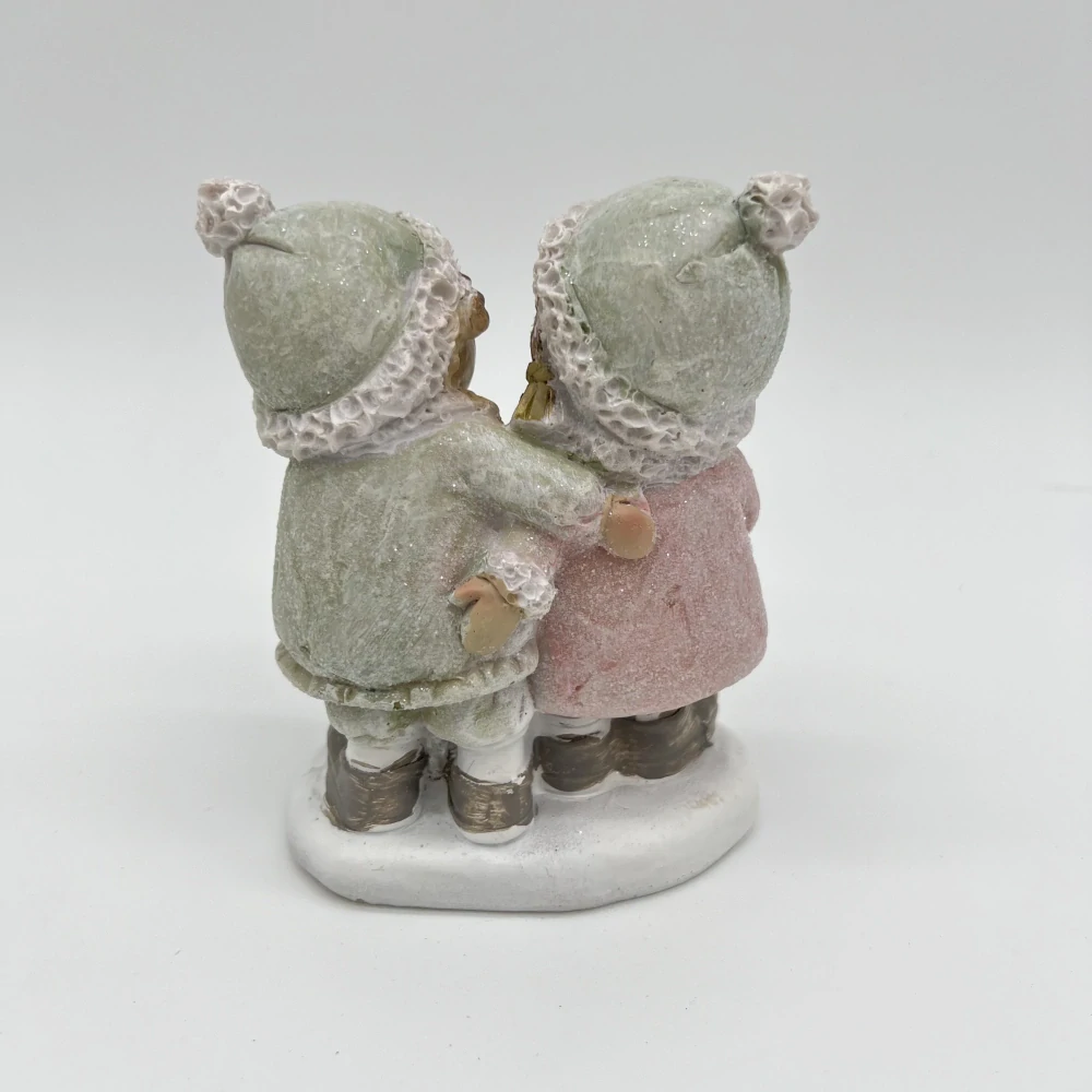 ZIMNÍ DEKORACE FIGURKA DĚTÍ