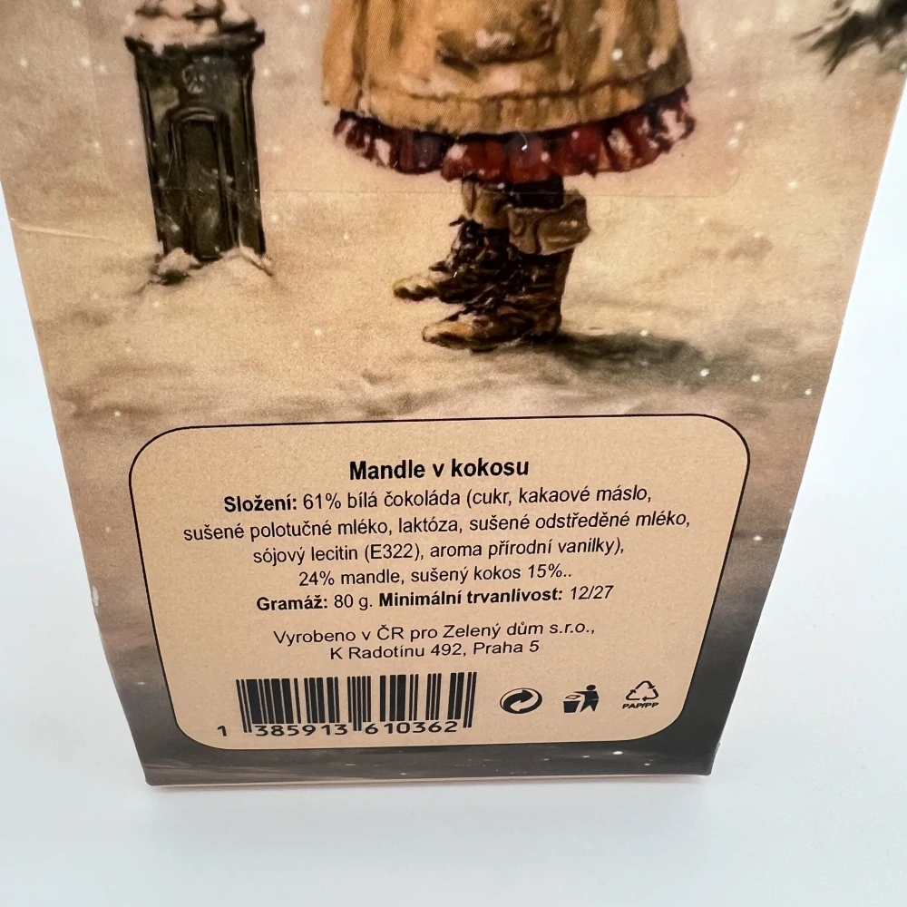 🎁 Kouzelný vánoční balíček – Brusinkový sirup & mandle v kokosu