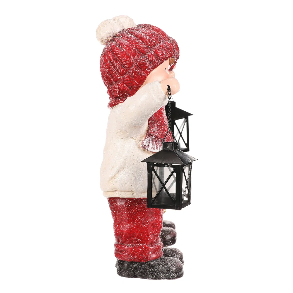 🎄 Vánoční figurka – chlapec s lucernou 🎄