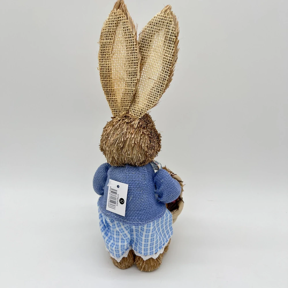 🐰 Velikonoční zajíček s košíčkem – jarní dekorace