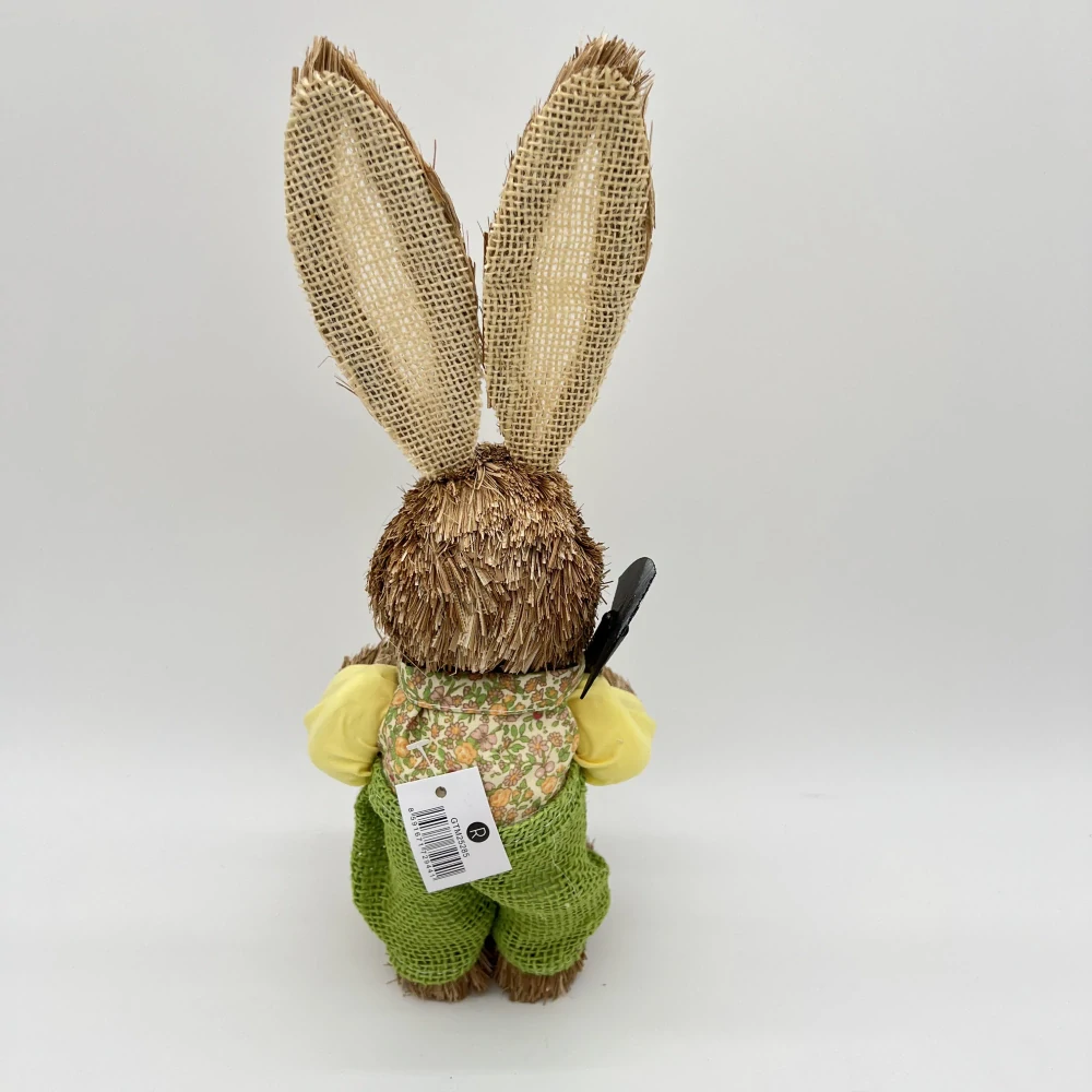 🐰 Velikonoční zajíček se zahradním náčiním – jarní dekorace