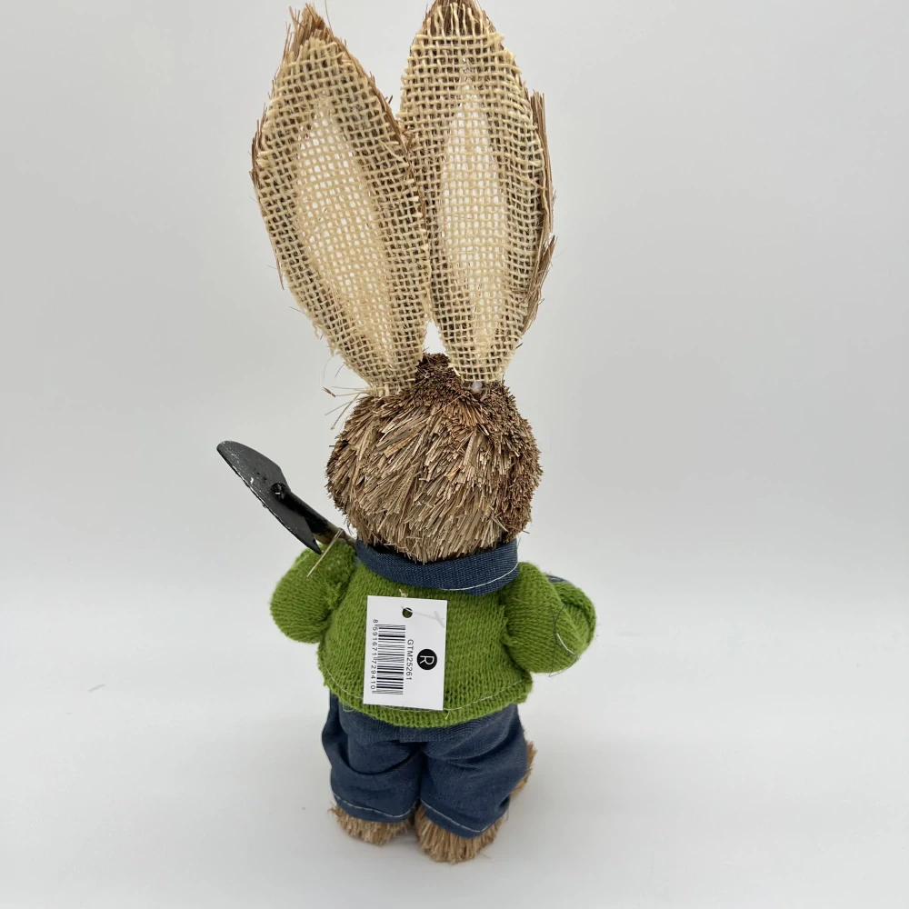 🐰 Velikonoční zajíček se rýčem – jarní dekorace